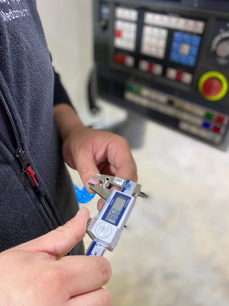 Messen eines Werkstücks für den medizinischen Bedarf